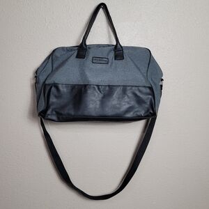 JOHN VARVATOS Duffle Carry On Gym Designer Bag Double Handle Crossbody